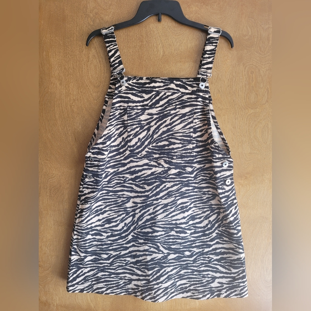 H&M Striped Dungaree / Overall Dress — US 14, New With Tags 💫